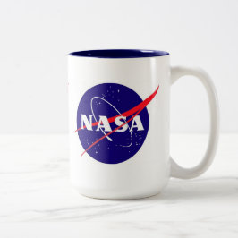 Nasa-Meatballlogotyp Två-Tonad Mugg