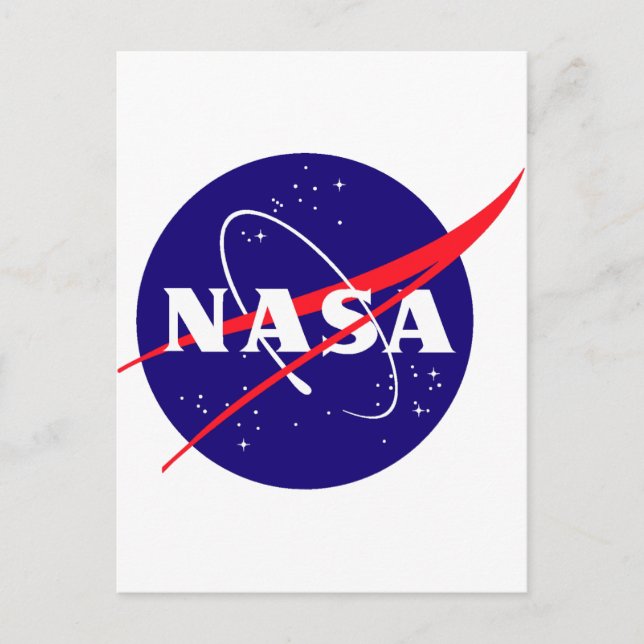Nasa-Meatballlogotyp Vykort (Framsida)