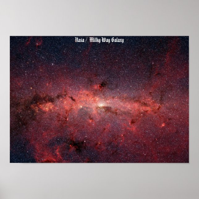 Nasa / Milky Way Galaxy Poster (Framsidan)
