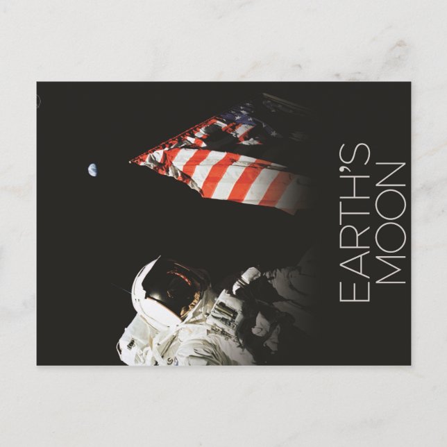 NASA Moon Poster 8 Vykort (Framsida)