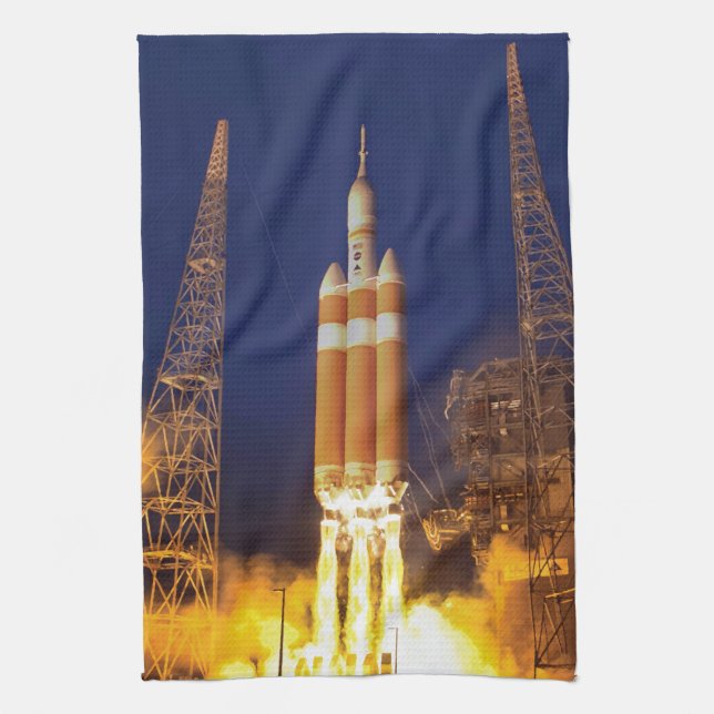 NASA Orion rymdfarkost raketuppskjutning Kökshandduk (Vertikal)