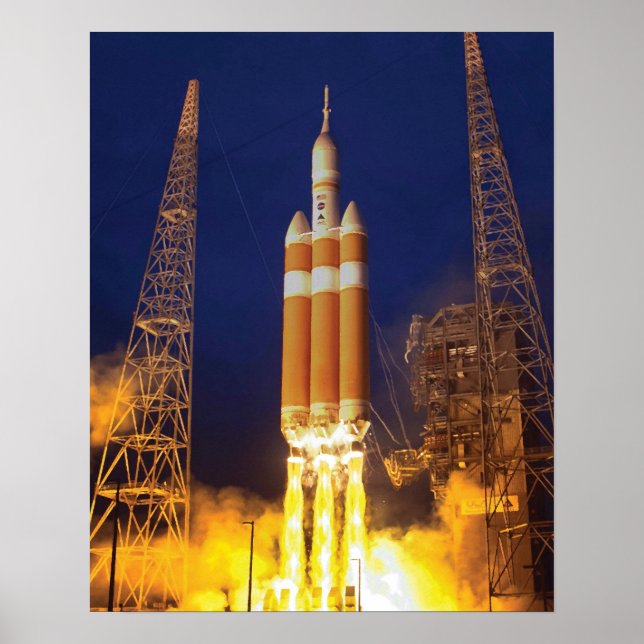 NASA Orion rymdfarkost raketuppskjutning Poster (Framsidan)
