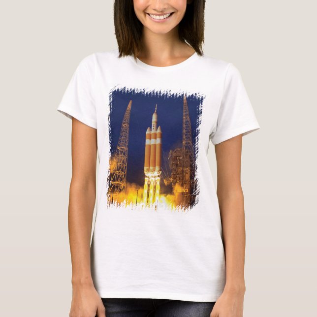 NASA Orion Spacecraft Rocket Launch T-shirt (Framsida)