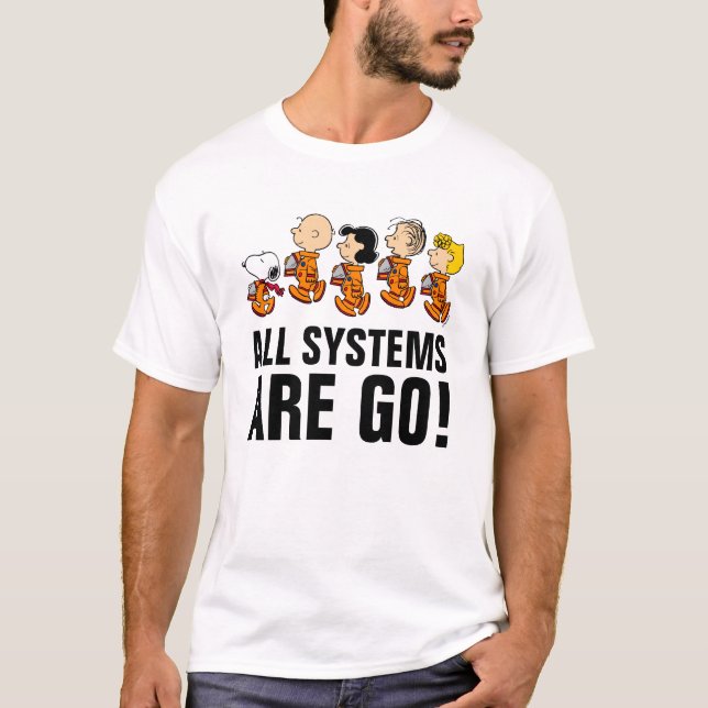 NASA| Peanuts Gang T Shirt (Framsida)