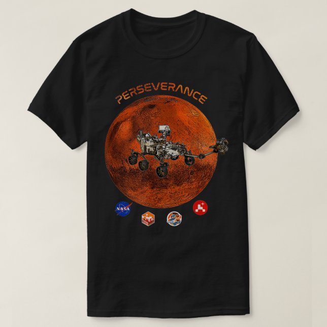NASA Perseverance Rover Mars 2020 T Shirt (Design framsida)