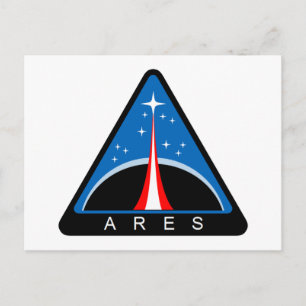 NASA Project Ares logotyp Vykort