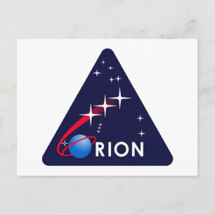 NASA Project Orion Logotyp Vykort
