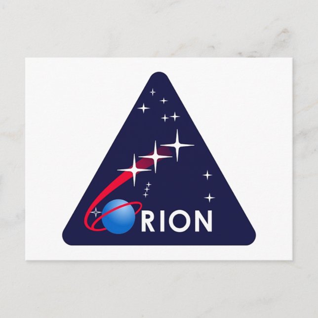NASA Project Orion Logotyp   Vykort (Framsida)