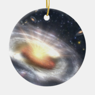 NASA Quasar Black Hål Julgransprydnad Keramik