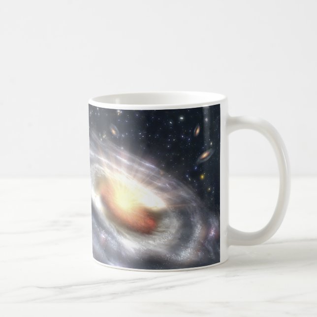 NASA Quasar Black Hål Kaffemugg (Höger)