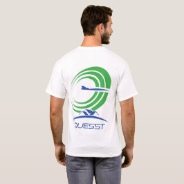 NASA Quesst Logotyp Supersonic White 100 % Cotton T Shirt