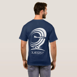 NASA Quesst One-Färg Logotyp Supersonic Blue T Shirt