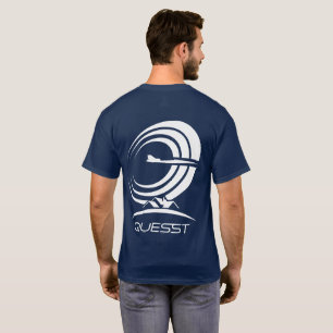 NASA Quesst One-Färg Logotyp Supersonic Blue T Shirt
