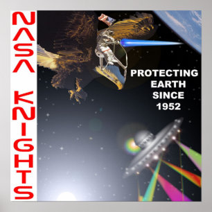 Nasa-riddareaffisch Poster