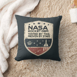 NASA Rocket Dept Testat av tid Bevisat av stjärnor Kudde