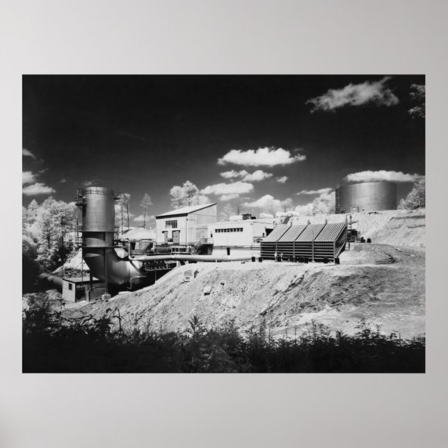 NASA Rocket Engine Testing, 1960-talet Poster (Framsidan)