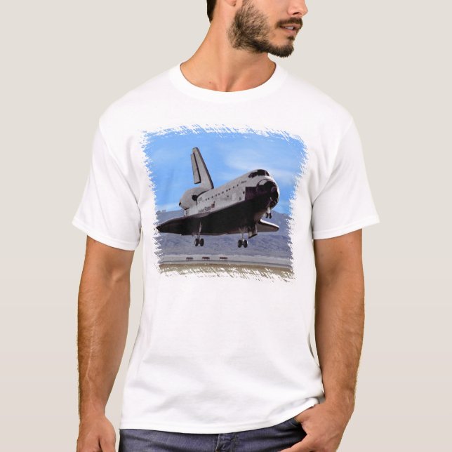 NASA Rymdfärja Atlantis landar Edwards AFB Tee (Framsida)