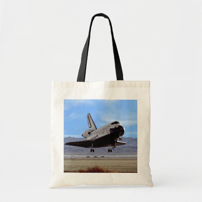 NASA Rymdfärja Atlantis landar Edwards AFB Tygkasse (Framsidan)