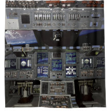 NASA Rymdfärja Cockpit Jordens omloppsbana fönster