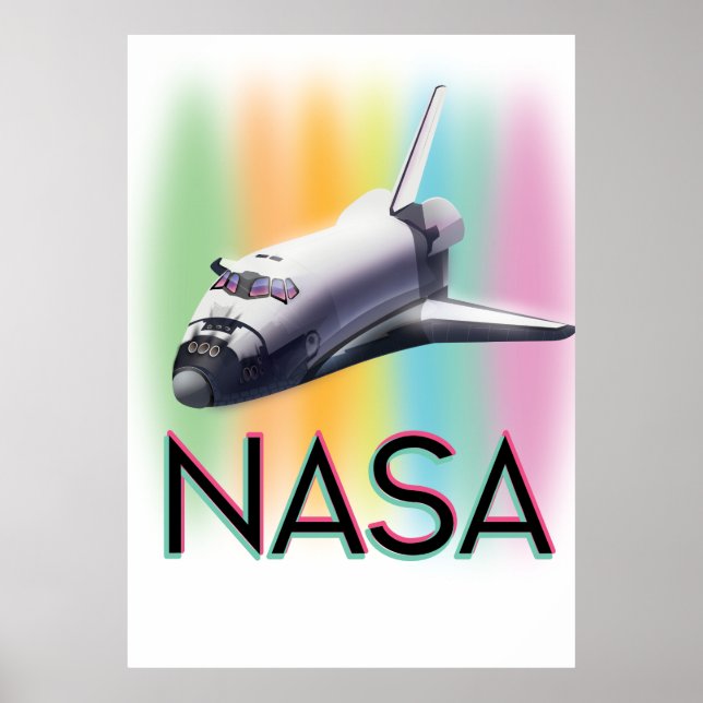 NASA rymdfärja Poster (Framsidan)