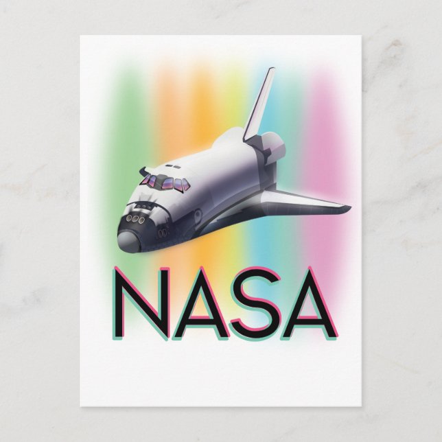 NASA rymdfärja Vykort (Framsida)