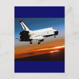 NASA RYMDSHUTTLE FLYGER IN I COCOA BEACH VYKORT
