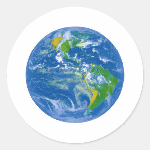 NASA:s Big Blue Marble Runt Klistermärke
