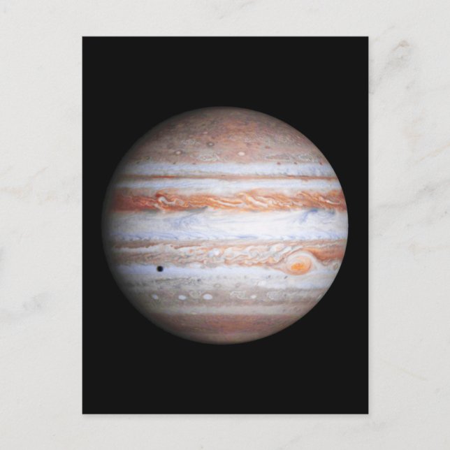 NASA:s förbättrade bild av Jupiter Cassinis flygbl Vykort (Framsida)