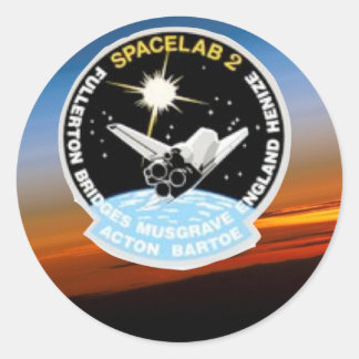 Nasa SkyLab Runt Klistermärke