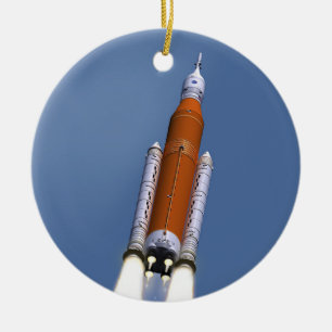 NASA SLS Space Launch System Julgransprydnad Keramik