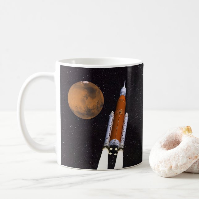NASA SLS Space Launch System Kaffemugg (Med munk)
