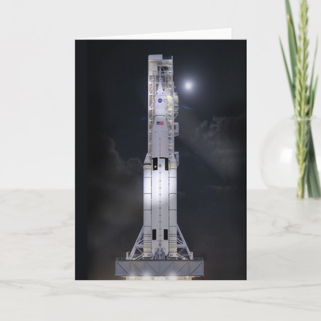 NASA SLS Space Launch System Kort (Framsida)