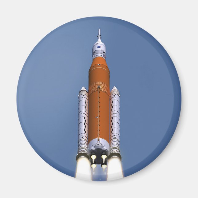 NASA SLS Space Launch System Magnet (Framsidan)