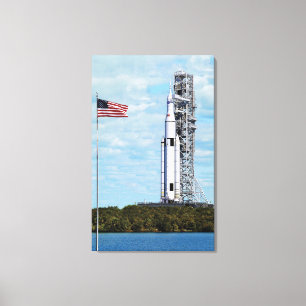 NASA SLS Space Launch System Raketstartplatta Canvastryck
