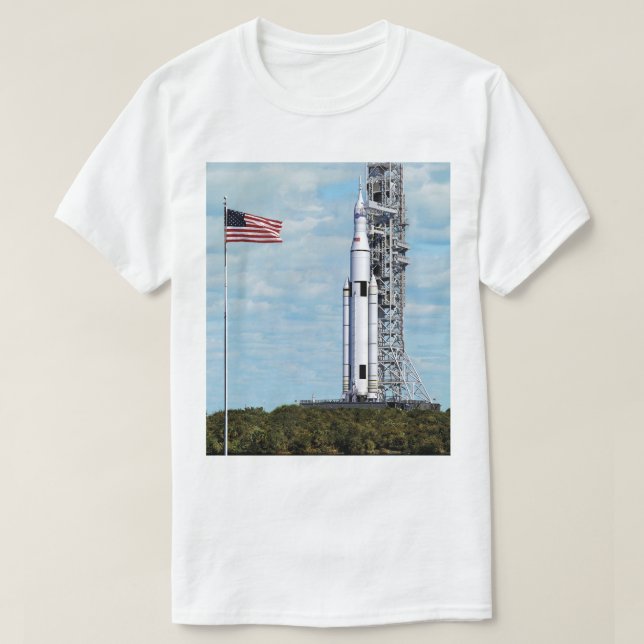 NASA SLS Space Launch System Raketstartplatta Tröja (Design framsida)