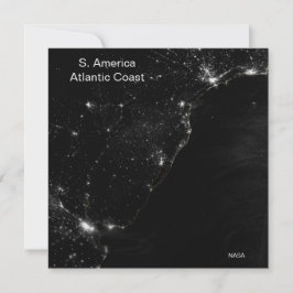 NASA Space Photo S America Atlantic Kusten Kort