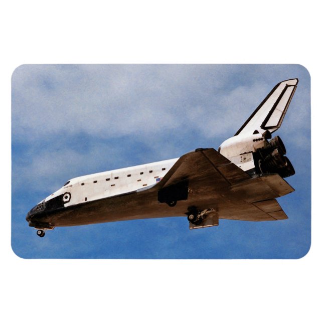 NASA Space Shuttle Atlantis STS-30 Landing Magnet (Horisontell)
