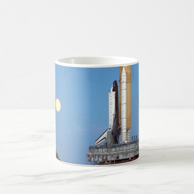 NASA Space Shuttle Atlantis STS-86 Launchutförande Kaffemugg (Center)