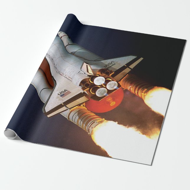 NASA Space Shuttle Atlantis uppskjutning STS-45 Presentpapper (Utrullad)
