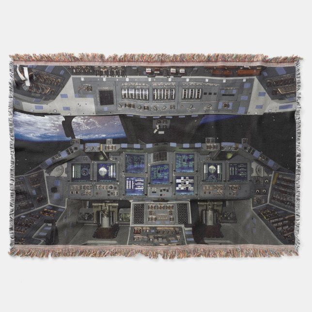 NASA Space Shuttle Cockpit Earth Orbit Window View Mysfilt (Framsidan)