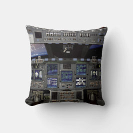 NASA Space Shuttle Cockpit Jordens omloppsbana fön Kudde