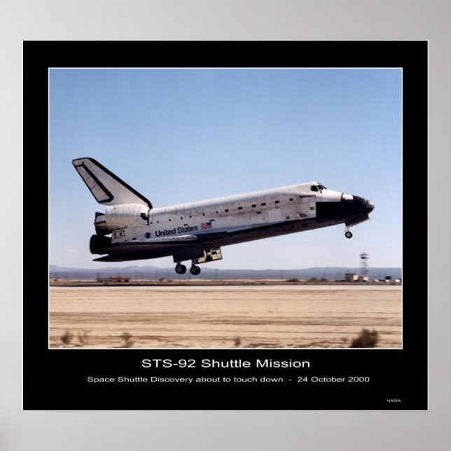 NASA Space Shuttle Discovery Poster (Framsidan)