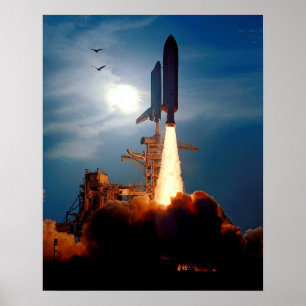 NASA Space Shuttle Discovery-start STS-64 Poster
