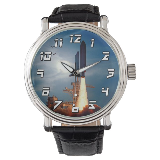NASA Space Shuttle Discovery uppskjutning STS-64 Armbandsur (Framsida)