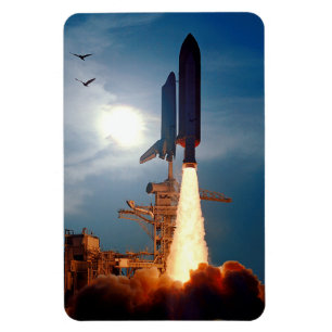 NASA Space Shuttle Discovery uppskjutning STS-64 Magnet