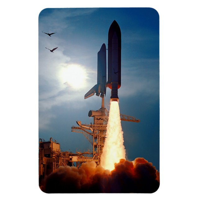 NASA Space Shuttle Discovery uppskjutning STS-64 Magnet (Vertikal)