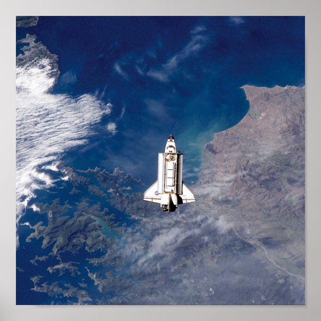 NASA Space Shuttle Endeavor STS-113 Earth Orbit Poster (Framsidan)