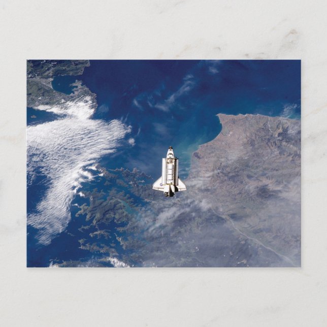 NASA Space Shuttle Endeavour STS-113 jordomloppsba Vykort (Framsida)