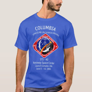 NASA Space Shuttle STS40 Vintage Besättning familj T Shirt