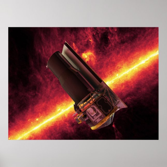 NASA Spitzer Space Telescope Poster (Framsidan)